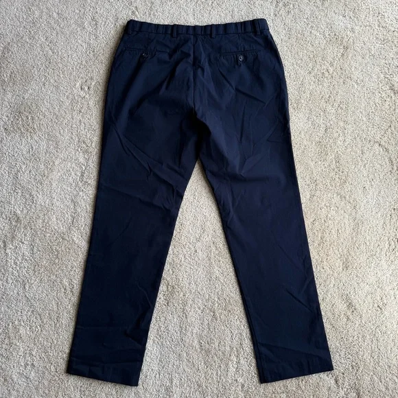 Tommy Hilfiger Navy Dress Pants Mens 36x32 Flat Front Business Casual - Picture 5 of 7